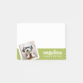 Foto met Chevron Pattern en aangepaste naam Post-it® Notes (Voorkant)