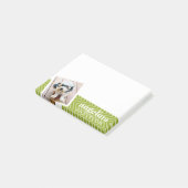 Foto met Chevron Pattern en aangepaste naam Post-it® Notes (Schuin)