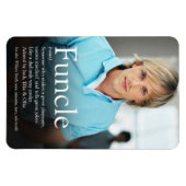 Foto met definitie van de beste Funcle Oom van de  Magneet (Horizontaal)