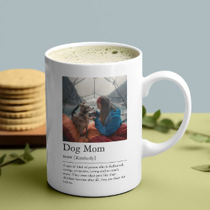 Foto met definitie van hond-moeder koffiemok