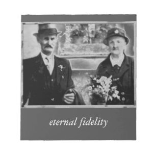  foto met grootouders notitieblok