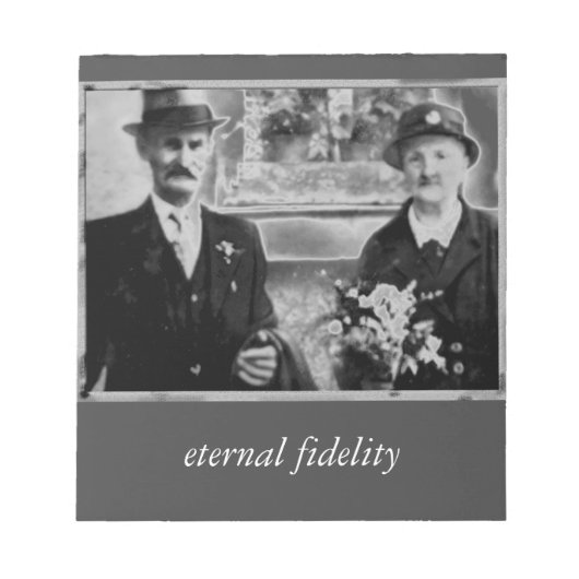 foto met grootouders notitieblok (Voorkant)