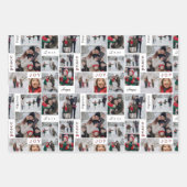 Foto met kerstmis inpakpapier vel (Voorkant)