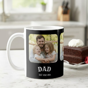 Foto met papa's script koffiemok