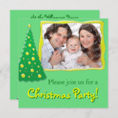 Foto met speciale kerstfeestdagen kaart (Voorkant / Achterkant)