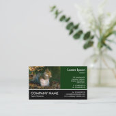 Foto met voetnoten - Grijze eekhoorn Visitekaartje (Staand voorkant)