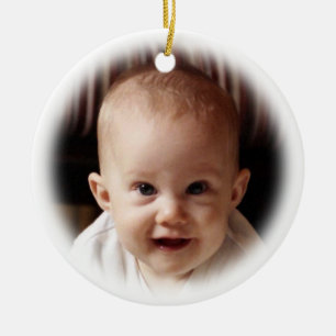 Foto met zachte rand - Prettig kerstfeest Keramisch Ornament
