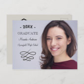 Foto met Zwirline - Afstuderen Briefkaart (Voorkant / Achterkant)