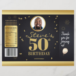 Foto Milestone Birthday Chip Bag Wrappers