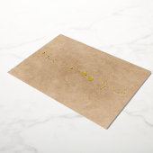 Foto minimaal modern script toevoegen Hartelijk da Folie Feestdagenkaart (Gedraaid)