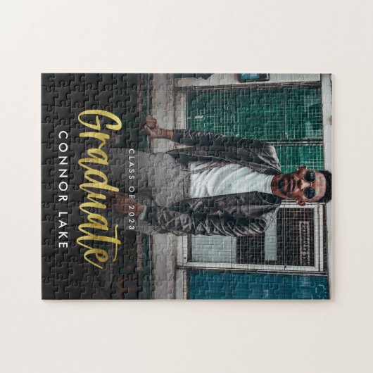 Foto Modern Afstuderen Keepomwille Legpuzzel (Horizontaal)