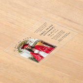 Foto Modern Arch Afstuderen Script Afstudeerfeest Acryl Uitnodigingen (Laagn)