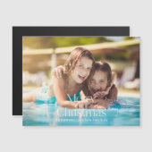 Foto Modern lettertype Kerstmis (Voorkant / Achterkant)