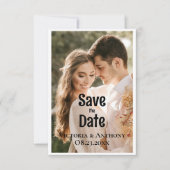 Foto Modern Wedding Save the Date (Voorkant)