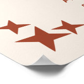 Foto Modern Welkom Baby shower Sign Poster (Hoek)