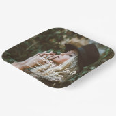 Foto Moderne Begrafenis Viering van het Levensmonu Papieren Bordje (Gebogen)