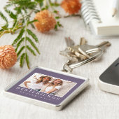 Foto Moderne beste vrienden BFF Sleutelhanger (Zijkant)