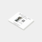 Foto moderne kapsalon kleine bedrijven QR-code Post-it® Notes (Schuin)