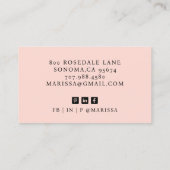 Foto Moderne Professional Event Planner Visitekaartje (Achterkant)