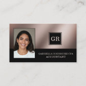 Foto Moderne Professionele CPA Accountant Visitekaartje (Voorkant)