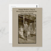  foto Moederdag Kaart (Voorkant / Achterkant)