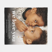 Foto moederdag Mam Beschrijving Fleece Deken (Voorkant (Horizontaal))