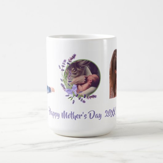  foto Moederdag Morphing Mok (Midden)