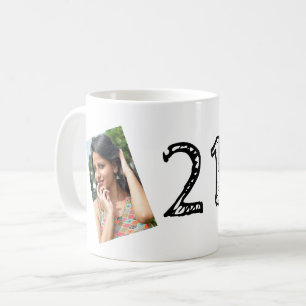 Foto mok voor 21ste verjaardag