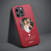 Foto: Monogram Romantic Heart Coodinates Modern Case-Mate iPhone Case
