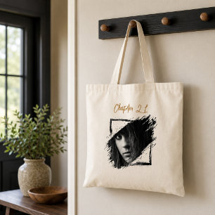 Foto naam 21e verjaardag tote bag