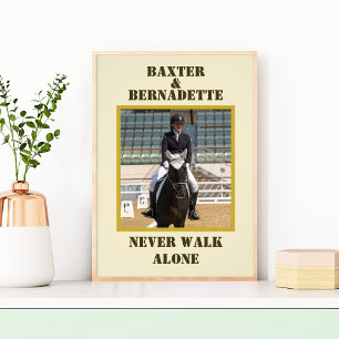 Foto Naam Paard Eigenaar Lover Poster