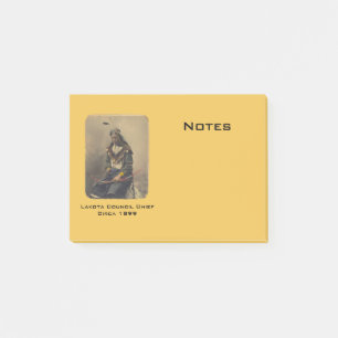  Foto Native American Lakota Indian Chief Post-it® Notes