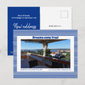 Foto: New Home Address Notice Briefkaart (Voorkant / Achterkant)