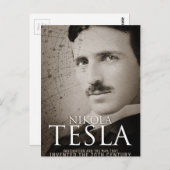 foto Nikola Tesla Briefkaart (Voorkant / Achterkant)