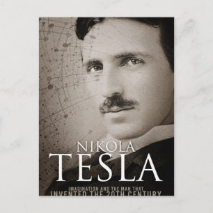 foto  Nikola Tesla Briefkaart