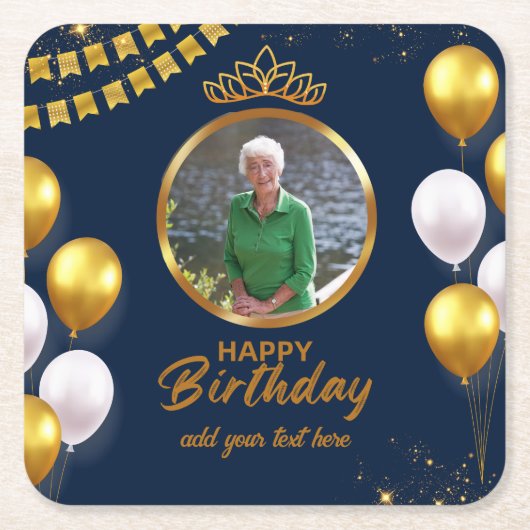 Foto Onderzetters voor 70e Verjaardag (Voorkant)