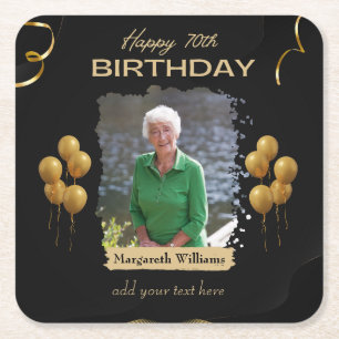 Foto Onderzetters voor 70e Verjaardag