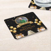 Foto Onderzetters voor 70e Verjaardag (Schuin)