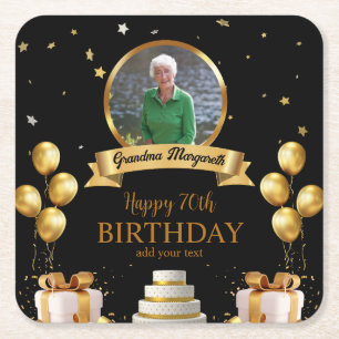 Foto Onderzetters voor 70e Verjaardag