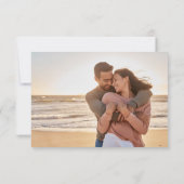 Foto Online RSVP QR Code Cherry Blossom Wedding (Achterkant)