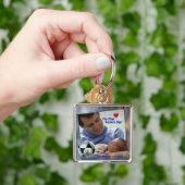  foto Ons eerste vaderdag Sleutelhanger (Hand)