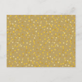 Foto Opslaan Datum Calendar Chic Gold Heart Briefkaart (Achterkant)