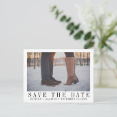 Foto Opslaan Datum Kaart (Staand voorkant)