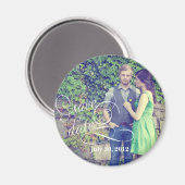 Foto Opslaan Datum Magnet Magneet (Voorkant / Achterkant)