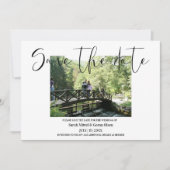 Foto Opslaan datumuitnodiging Kaart (Voorkant)