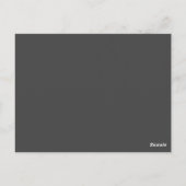 Foto Opslaan De Datum Modern Elegant Goud Script Briefkaart (Achterkant)