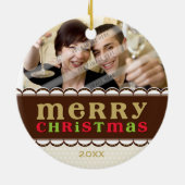 FOTO ORNAMENT:: candyfloss Keramisch Ornament (Achterkant)