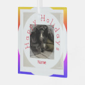 Foto ornament in glas HAMbyWG (Voorkant links)