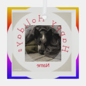 Foto ornament in glas HAMbyWG (Achterkant)