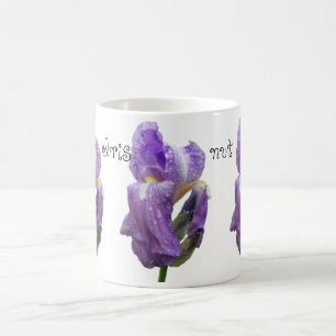 Foto Paarse iris Koffiemok